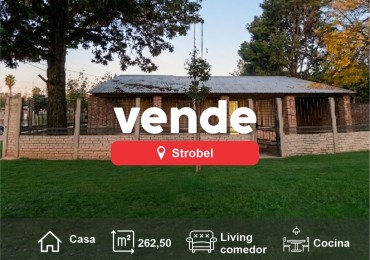 CASA EN VENTA, STROBEL.