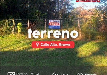 TERRENO EN VENTA, CALLE BROWN