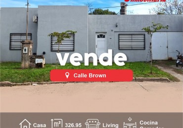 CASA EN VENTA, CALLE BROWN