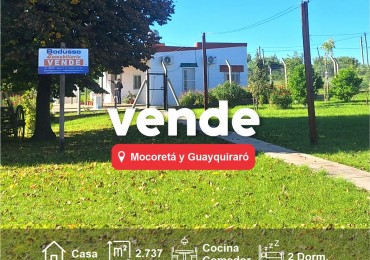 CASA EN VENTA, CALLE GUAYQUIRARO Y MOCORETA.  STROBEL. 