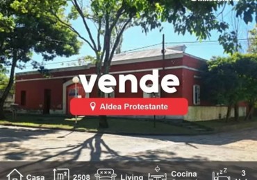 CASA EN VENTA, ALDEA PROTESTANTE