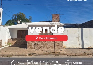 CASA EN VENTA. CALLE SARA ROMERO, CASI ESQ. PELLEGRINI