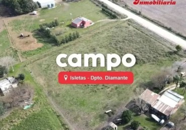 CAMPO EN VENTA, UBICADO EN ISLETAS. DEPARTAMENTO DIAMANTE