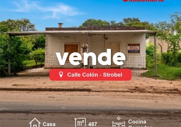 CASA EN VENTA. CALLE COLON . STROBEL. DIAMANTE